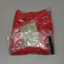 EXPAWLORER Dog Hoodie Fleece Sweater Vest, Hooded Dog Sweatshirt Fall Winter Pet Clothes with Leash Hole, Sleeveless Warm Cozy Puppy Clothing for Cat Small Medium Large Dogs Girl Boy, Red, L