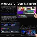 12.3 Portable Touchscreen Monitor,1920*720 IPS Mini Touch Screen,Travel Display with Foldablestand & Speaker, HDMI USBC CNC External Monitor for Laptop Phone Aida64 GPU CPU RAM Monitoring, VESA