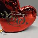 Holiday Home Light Up Heart Decor - Red, 7.7 in 