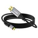 4K USB C to HDMI Cable (4K@60Hz) 10FT, Flexible USB Type C to HDMI Cord Adapter, Thunderbolt 3/4/5 Compatible with MacBook Pro/Air, Galaxy S9 to S25, iPhone 15/16/17 Series, iPad Pro, iMac, Surface