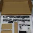 Matte Black Front Door Handle with Knurled Grip – Durable Entry Lock Set with Deadbolt, Exterior Lever & 3 Keys, Fits Left & Right Hand Doors (Keyed Handleset, Matte Black)