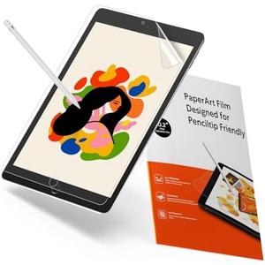 KCT 2 Pack Paperfeel Screen Protector Compatible with iPad 9th/8th/7th (10.2-Inch, 2021-2019), Matte PET Film, Anti Glare, Compatible with Apple Pencil