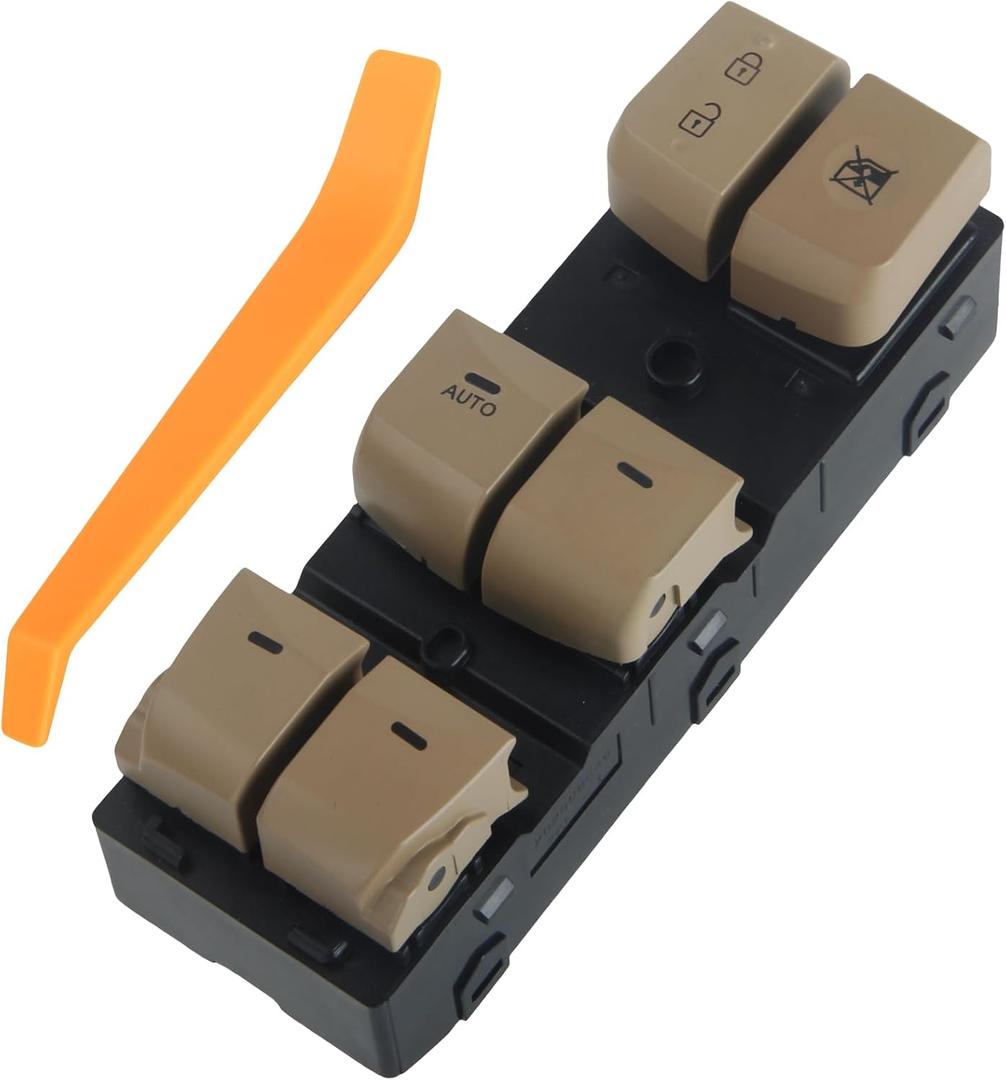 93570-3X000YDA Beige Master Power Window Switch Compatible with Elantra 2011 2012 2013 2014 2015 1.8L 2.0L L4(AUTO)
