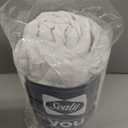 Serta Goose Feather Down Fiber Cotton Comforter King Size - 100% Cotton Duvet Insert - Hotel Luxury Hypoallergenic Bedding Comforter All Season Medium Warmth 106 x 90 Inch White