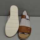 Dr. Scholl's Womens Nicely Sun Flat Sandal Honey Brown 7 M