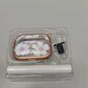 Inesore for AirPods Pro 2nd Generation Case Cover with Lock, Flowers Cute Clear Air Pods Pro 2 Case Hard iPod Pro Cases for Women Girls with Cleaner Kit (2023 USB-C /2022/2019) -White Lily