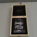 LIGHTEN LIFE Daddy's Sippy Cup Whiskey Glass 12 oz,Unique Dad Gift in Valued Wooden Box,Funny Gag Gift for New Dad,Father,Husband from Kids Wife for Father's Day,Birthday,Christmas