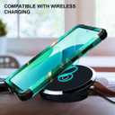 Hocase for Galaxy S20 FE 5G Case, Heavy Duty Shockproof Protection Soft Silicone Rubber+Hard Plastic Bumper Hybrid Protective Case for Samsung Galaxy S20 FE (6.5"") 2020 - Emerald Green