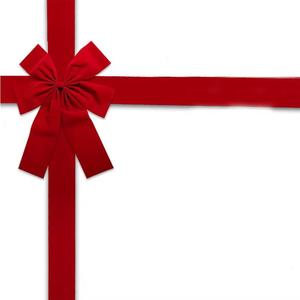 Christmas Door Ribbon Bow Large Red Christmas Wreath Bow Festival Wrapping Decorations for Tree Fireplace Home Front Door Party Supplies (Red,1)