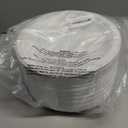 White Paper Plates 7 Inch (Round,150 Count) Heavy Duty Disposable Dinner Plates Bulk, Small Compostable Dessert Dishes for Party, BBQ and Gathering, Microwave-Safe/Sturdy/Leak Resistant