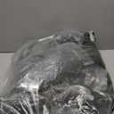 12 PCS Spandex Folding Chair Covers, Stretch Dining Chair Cover Universal Fit Slipcovers for Wedding, Party, Banquet, Event, Celebration Flat-Front Chairs (Black)