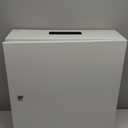 Steel Electrical Junction Box, 24 x 24 x 8 Waterproof & Dustproof Electrical Enclosure, Outdoor & Indoor Universal Project Box with Lock & Mounting Plate (Grey)