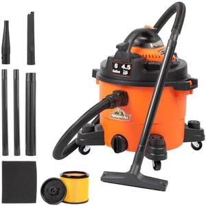 Armor All VBV809 0901 8-Gallon 4.5 Peak HP Wet/Dry Vacuum with Detachable Blower, Orange