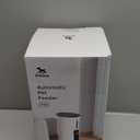 Petory Timed Automatic Cat Feeders - 4L Programable Dry Food Dispenser for Cats and Small Medium Dogs 6 Meals with Desiccant Bag Dual Power Supply 10S Voice Recorder (White)