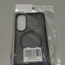 MSOTES for Galaxy S25 Edge Case Compatible with MagSafe, Built-in Vertical & Horizontal Kickstand, Liquid Silicone Bumper Strong Magnetic Phone Case with Stand for Samsung Galaxy S25 Edge (Black)