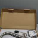 QAOYEDE 3 in 1 Faucet Kitchen with Drinking Water Tap, Dual Handle Pull Down Kitchen Faucet with Filter Faucet, 3-Way Faucet for RO System,Brushed Nickel