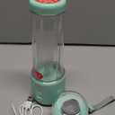 Dash 16 oz Personal USB Bottle Blender with Travel Lid and Charging Cord, Single-Serve Smoothie and Juice Maker, Aqua