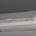 No Drill Cordless Roman Shades, 29×64 in, Room Darkening White