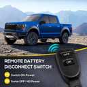 Top Post Remote Battery Disconnect Switch 12v 200A, Battery Cut Off Switch Upgrade Prevent Battery Drain, Easy Installation, Secure Protection for Cars etc.