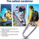 LTGEM Silicone Carrying Travel Case Compatible with JBL FLIP 5 Waterproof Portable Speaker with Extra Carabiner - Blue