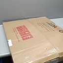 LOAAO 24X30 Inch Brushed Nickel Bathroom Mirror, Rounded Rectangle Silver Metal Frame Mirror, Brushed Nickel, Anti-Rust, Shatter Proof, Hangs Horizontally or Vertically