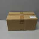 Euvovito Matte Black Passage Door Knobs, Anti-Fingerprint Coating and Adjustable Latch, 6 Pack Stainless Steel Black Sleek Closet Door Knobs for Hallway/Closet