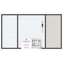 U Brands Wood Frame Dry Erase Command Center
20" x 35"