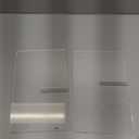 Acrylic Book Holder 11 x 7 x 6 in Open Large Book Display Stand for Cookbook Art Book Bible Guest Book - 2-Piece Coffee Table Book Stand for Reading - Clear, Transparency