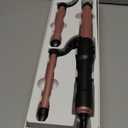 Automatic Curling Iron 1 Inch with 3-in-1 Interchangeable Barrels, Anti-Tangle Beach Waves Hair Curler, Beginner Friendly Dual Voltage Travel Curling Wand for Long Short Hair Pink, Gifts for Women Pro (Blush Red)