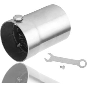 LKV Motorcycle DB Killer 51mm Universal Muffler Silencer Baffle Removable Noise Eliminator Compatible with Harley Moto Guzzi Honda Kawasaki Suzuki Yamaha Cruiser Scooter