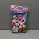 Play Desserts Food Set - Play Food for Kids Kitchen - Pretend Cutting Play Desserts Cake Ice Cream and Donuts Food Toys - Birthday Gifts Set Toy for Boys, Girls, Toddler