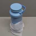 Momcozy 22oz Portable Breast Milk Cooler for Outdoor, Life Saver with 360 Total Cooling for 24 Hours, Larger Capacity Travel Breastmilk Chiller with 2pcs Baby Bottles for Breastmilk Storage, Blue