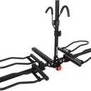 FORWODE Bike Rack Hitch for Car, 200 LB 2-Bike Racks with Coded Lock, Wobble Free Smart Tilting Hitch Mount Bike Rack for 2 Inch Receiver, Bike Carrier Fits Up to 5 Inch Fat Tire Electric Bike for Car