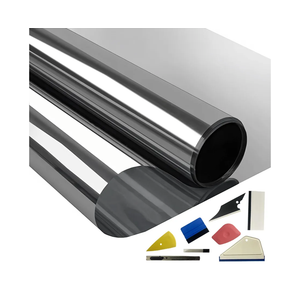 2PLY Premium Carbon 15% VLT Window Tint Film for Cars 20" X 100FT & 8 Pcs Installation Tools Kit,Heat & UV Block and Scratch Resistant,All Car Side & Rear Reusable Windows Tint