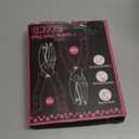 Single Hole Punch, 2 Pcs 1/4" and 1/8" Hole Puncher with Pink Soft Grip for Home, Office and Classroom, Handheld Circle Small Hole Paper Punch for Crafts, Scrapbooks, Tags, Tickets