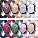 DaQin 10 Pack Bands Compatible with Samsung Galaxy Watch 7/6/5/4 40mm 44mm/Watch 6 Classic 43mm 47mm/Watch 5 Pro 45mm/Watch 4 Classic/Active 2 Band, 20mm Soft Silicone Sport Strap Wristbands Women Men