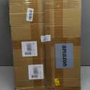 Soaoo Outdoor White Nativity Scene with 2 String Lights Silhouette Yard Sign Display Water Resistant PVC Large Holy Family Yard Nativity Scene Christmas Decor for Xmas Front Lawn