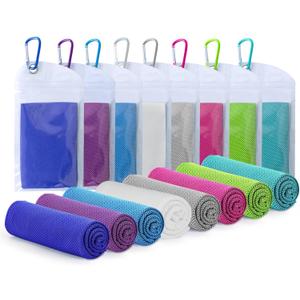 Cooling Towels for Neck and Face, Ice Towel for Hot Weather, Soft Breathable Instant Towel, Cool Rags for Yoga, Golf, Sport, Gym, Workout, Camping, Fitness, Outdoor