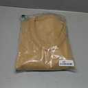 Livtany Women's Oversized Ribbed Deep V Neck Sweater Long Sleeve Drop Shoulder Pullover Top Casual 2024 Trendy Fall Clothing Khaki