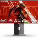 KOORUI 27 inch QD-OLED Gaming Monitor, 240Hz Monitor, 0.03ms, QHD 1440p AdaptiveSync, 99% DCI-P3, HDR True Black 400, Height/Pivot/Tilt/Swivel Adjustability, HDMI & DisplayPort VESA, Black, S2721XO