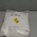 MIFXIN Armless Office Desk Chair Cover Slipcover Stretch Soft Wide Seat Mid Back Accent Chair Swivel Computer Task Vanity Chair Slipcover Furniture Protector Without Arms (White)