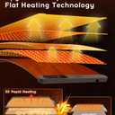 LBOLHZO Warming Mat for Food,10s Rapid Warm Food Warming Mat,3-Temp Food Warmer,Fast Heating BPA-Free Auto Shut Off Chafing Dishes For Buffet,Roll Up Food Warmers For Parties Buffet Valentine Gifts