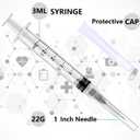 50 Pcs/Box - 22Ga 3ml Lab Dispensing Utensils, Individually Wrapped