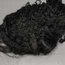 EINAEY Afro Curly V Part Wig, 1B 24" Synthetic Kinky V Part Wig, 180% Density Afro V Part with Curly Ends Wear and Go Glueless No Leave out Clip in