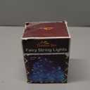 Twinkle Star 2 Pack Christmas Fairy Lights Battery Operated, 33 ft 100 Led String Lights Remote Control Timer Twinkle String Lights 8 Modes Firefly Lights for Garden Party Indoor Decor, Blue