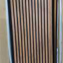 Art3d 47 x 23.6 Inch Acoustic Wood Slat Design Wall Panel, 4-Pack, Chestnut