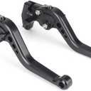 GZYF Motorcycle Short Brake Clutch Levers for Suzuki 2004 2005 GSXR 600 750 K4, Black