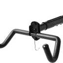 Gootus Bike Wall Mount Hanger - Horizontal Bicycle Indoor Storage Rack | Cycling Wall Mounted Holder Hook - Hang Your Road, Mountain or Hybrid Bikes in Garage or Home (Black 1Pack)