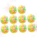 Toyvian Multicolored Kids Suction Cup Balls 2.36 Inch Sticky Sucker Toys for Birthday Parties Classroom Rewards and Stress Relief Fun