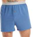 Hanes Men's Boxers, Cotton Knit Comfortable Boxer Underwear, Moisture-wicking Cotton Boxers, 5-pack (Large)
